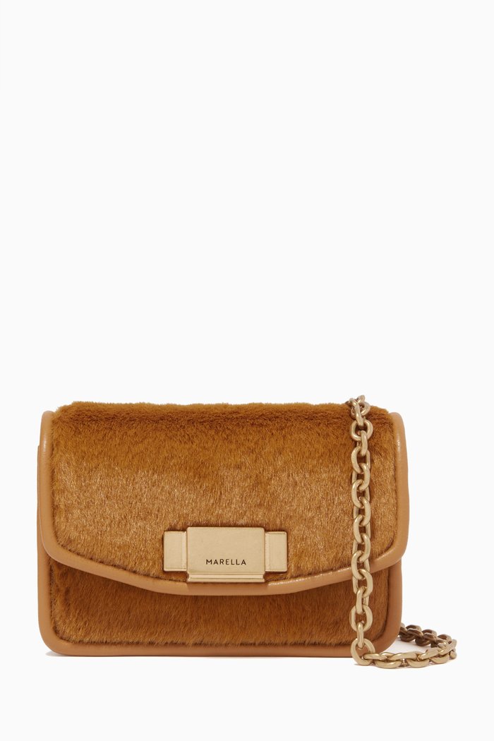 

Fantino Bag in Faux Fur, Yellow