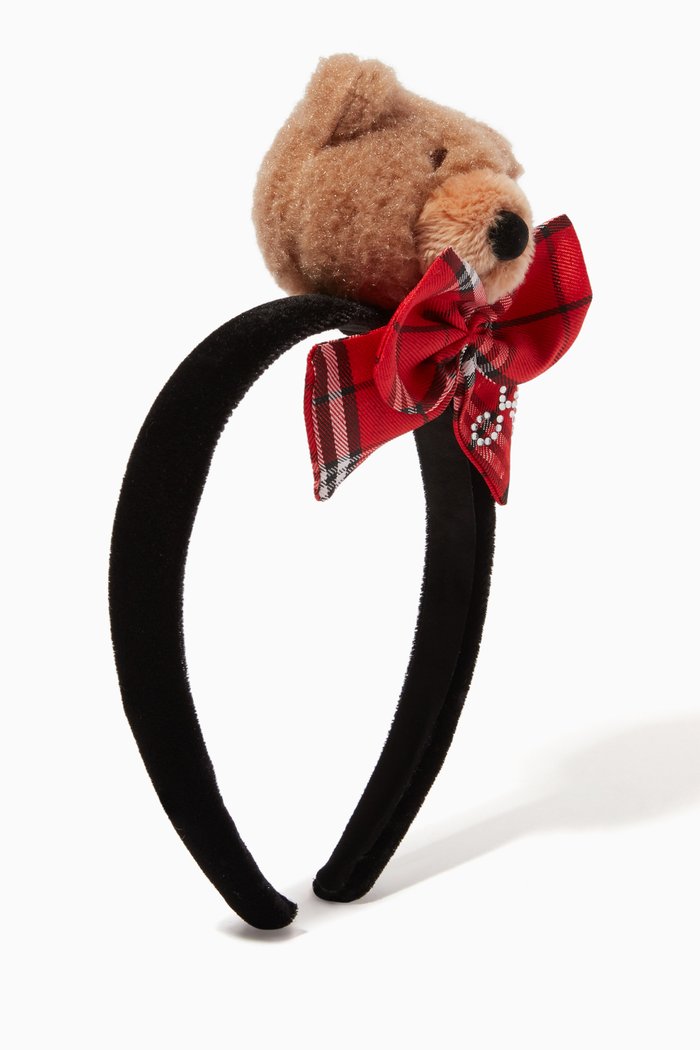

Teddy Bear and Bow Hairband, Brown