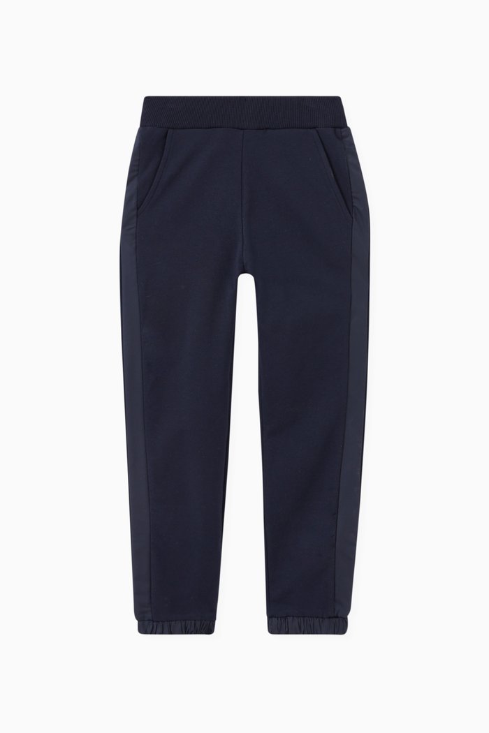 

Ruffle Sweatpants in Fleece, Blue