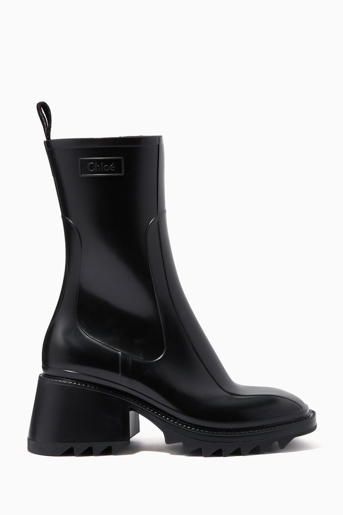 

Betty Rain Boots in PVC, Black