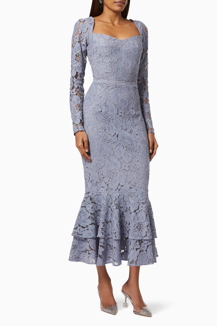 

Lace Dress in Chiffon, Purple