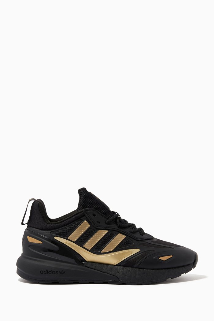 

ZX 2K Boost 2.0 Sneakers in Mesh & PU, Black
