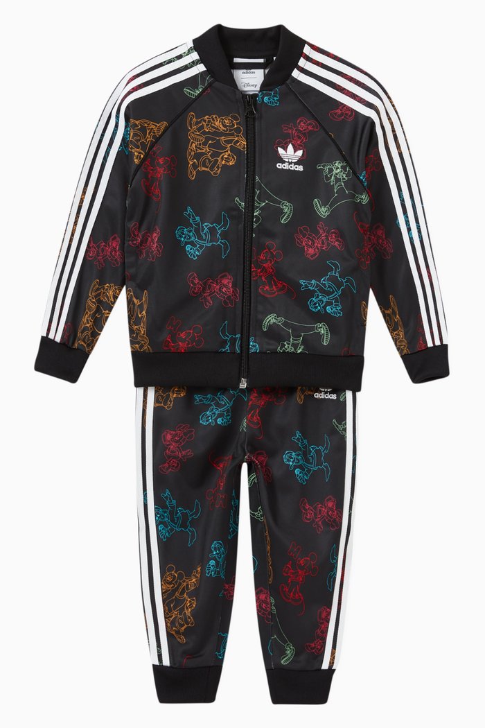 

x Disney Mickey & Friends SST Tracksuit in Primegreen, Black