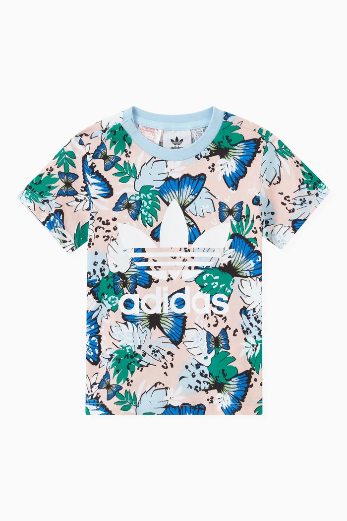 

x HER Studios London Graphic T-shirt in Jersey, Multicolour