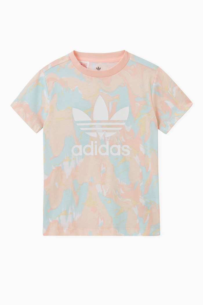 

Allover Marble T-Shirt in Single Jersey, Multicolour