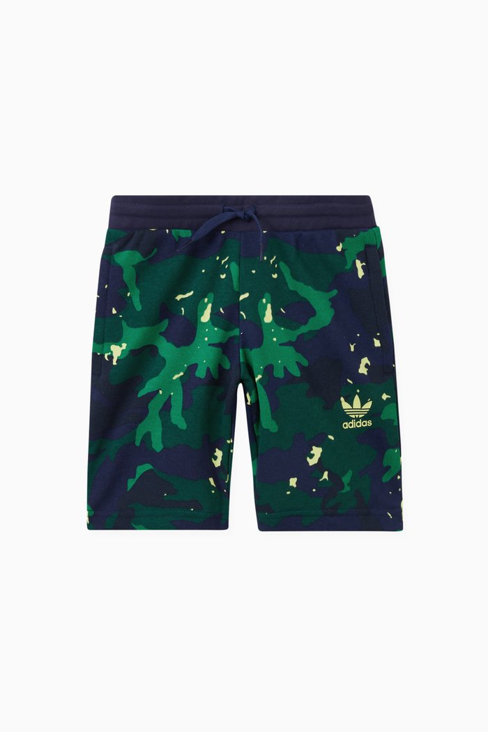 

Camo Shorts in French Terry, Multicolour