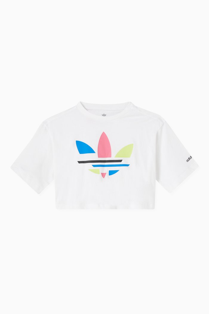 

Adicolor Cropped T-shirt in Single Jersey, White