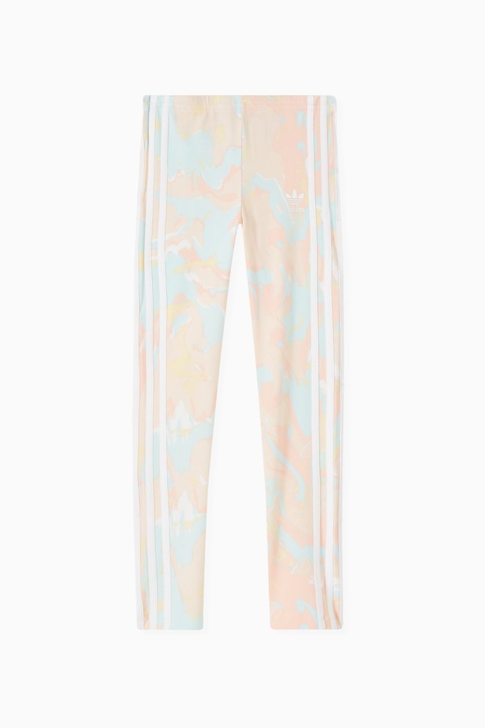 

Marble Print Tights in Single Jersey, Multicolour