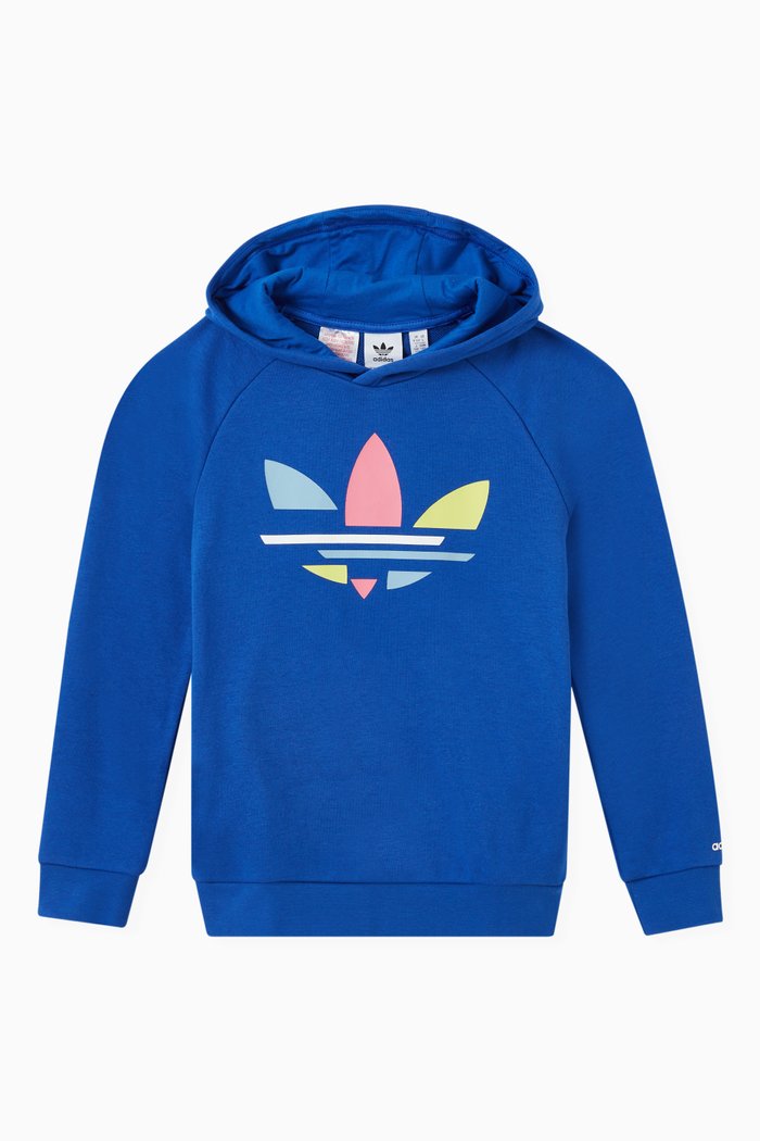 

Adicolor Trefoil Hoodie in French Terry, Blue