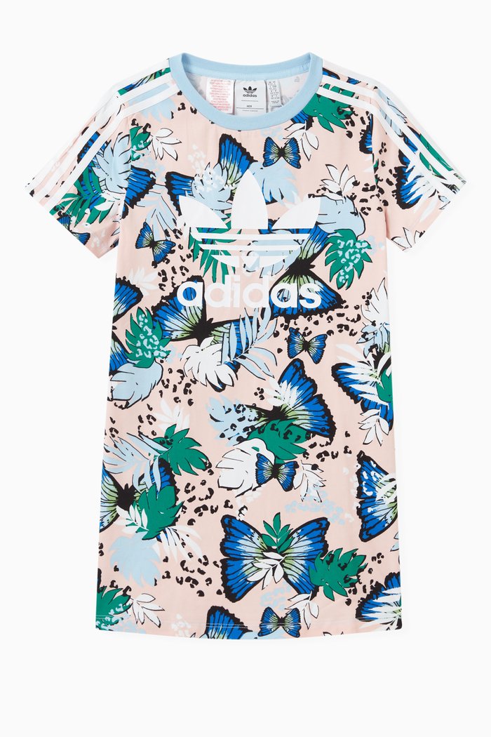

x HER Studios London T-shirt Dress in Jersey, Multicolour