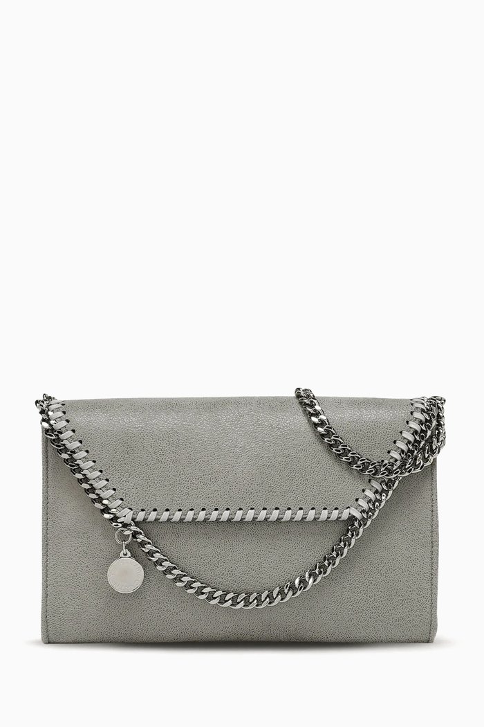 

Mini Falabella Crossbody Bag, Grey