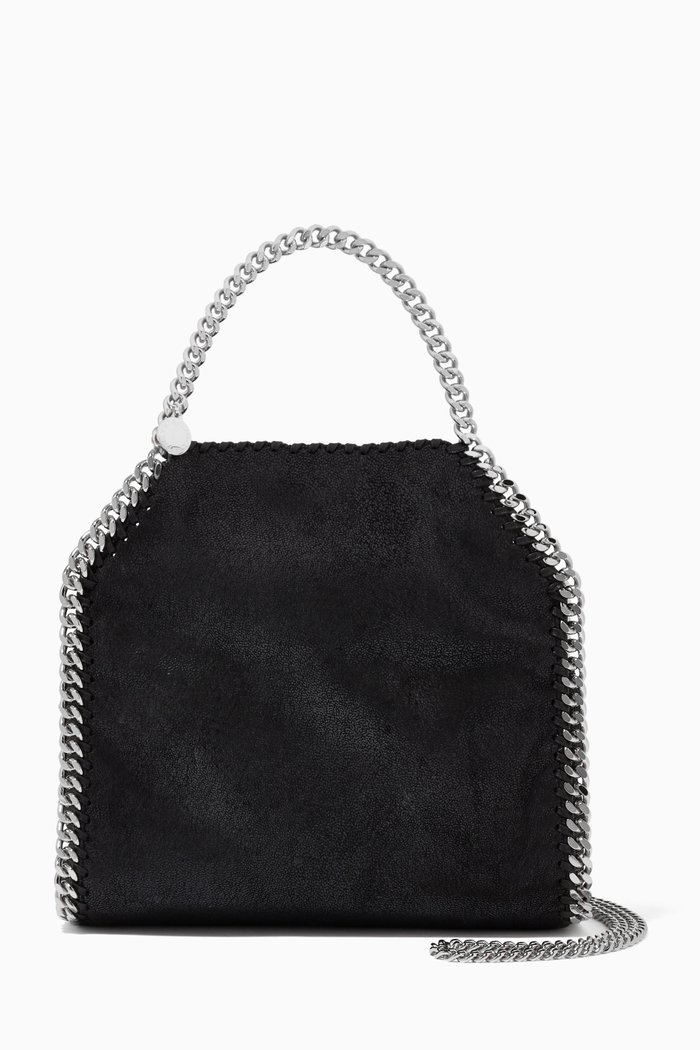 

Mini Falabella Tote in Shaggy Deer Eco Leather, Black
