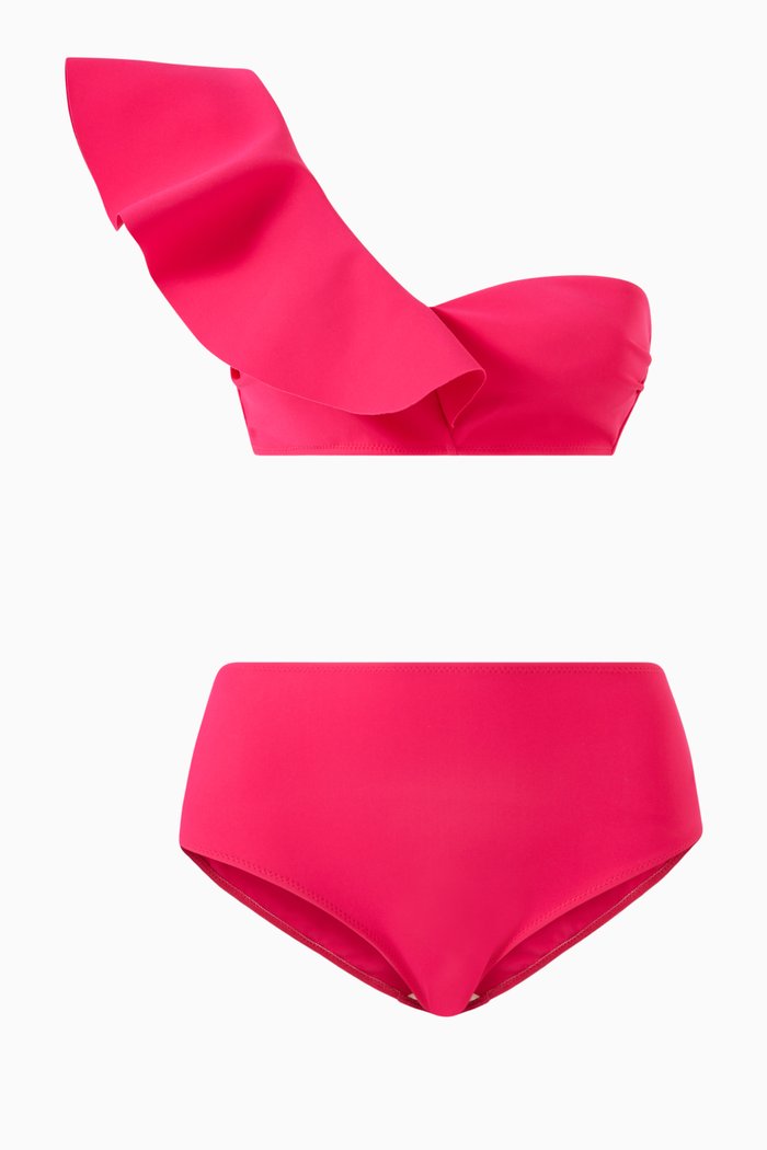 

Diodora Swimsuit Set in Stretch Jersey, Pink