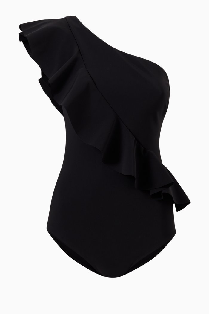 

Atlante Swimsuit in Stretch Jersey, Black