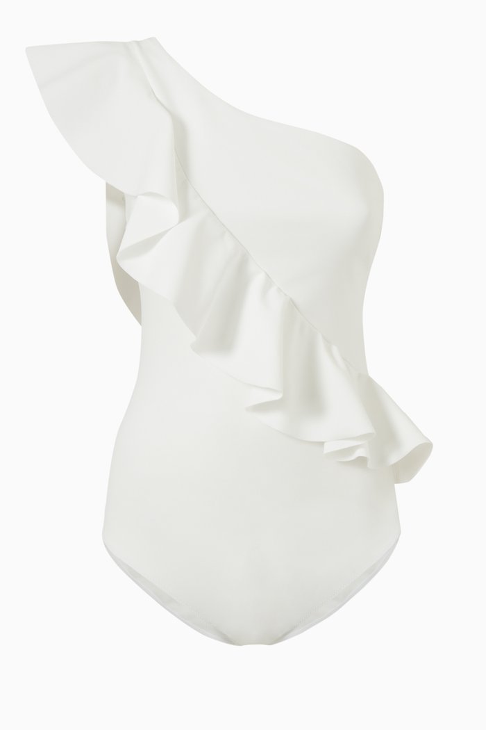 

Atlante Swimsuit in Stretch Jersey, White