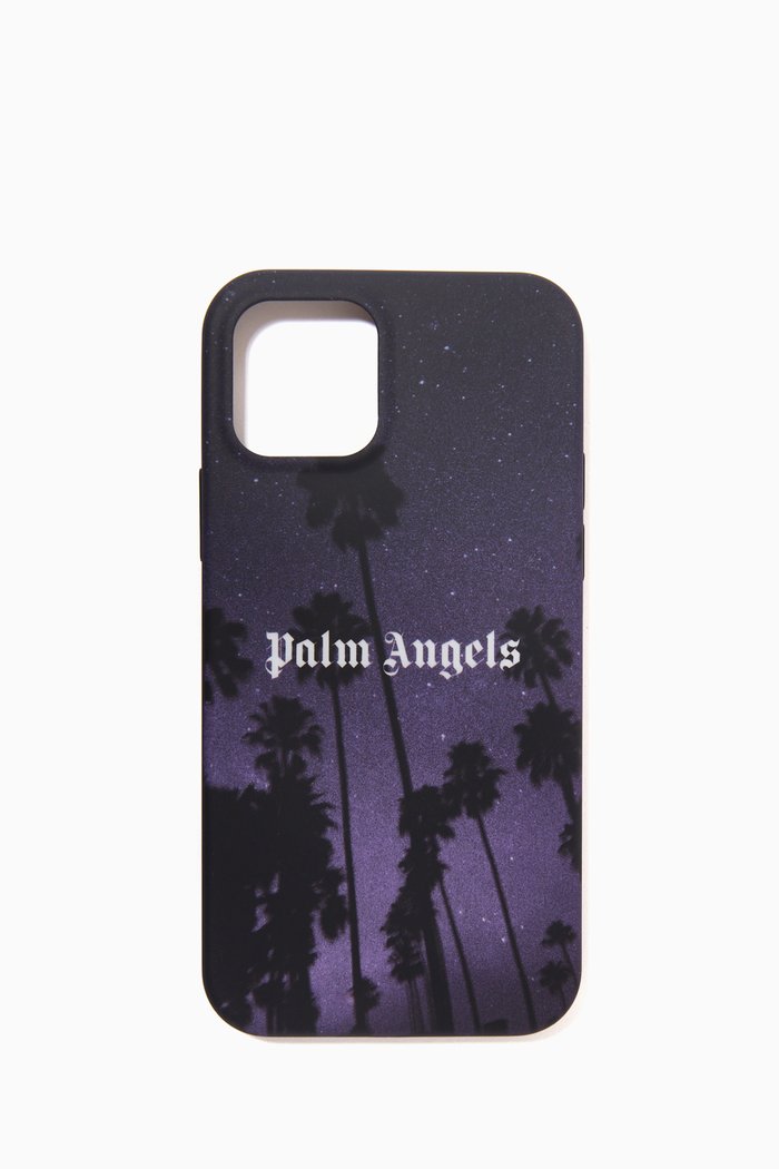 

Stars & Palms iPhone 12 & 12 Pro Case in TPU, Black