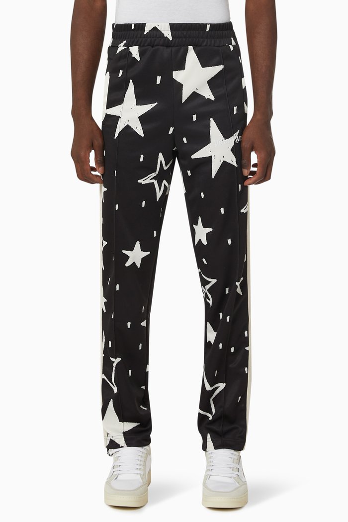 

Night Sky Track Pants in Technical Fabric, Black