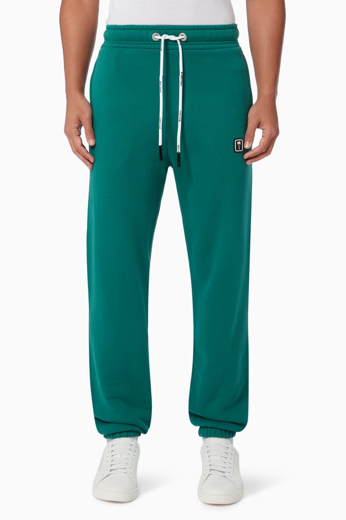 

Palm Tree Sweatpants in Cotton Jersey, Green