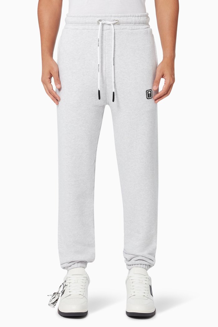 

Palm Tree Sweatpants in Cotton Jersey, Grey