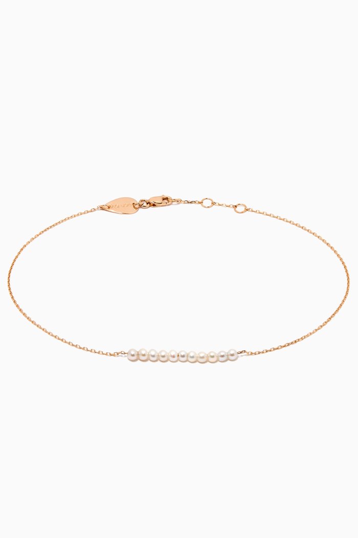 

Gala Pearls Anklet in 18kt Yellow Gold