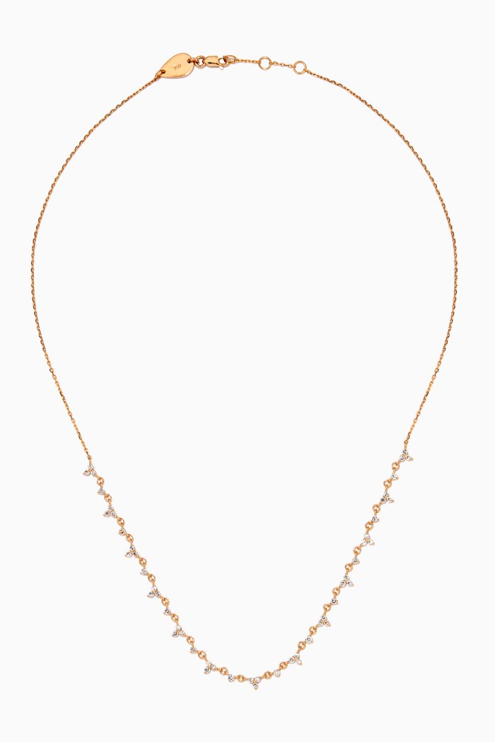 

Gala Britney Necklace with Diamonds in 18kt Yellow Gold