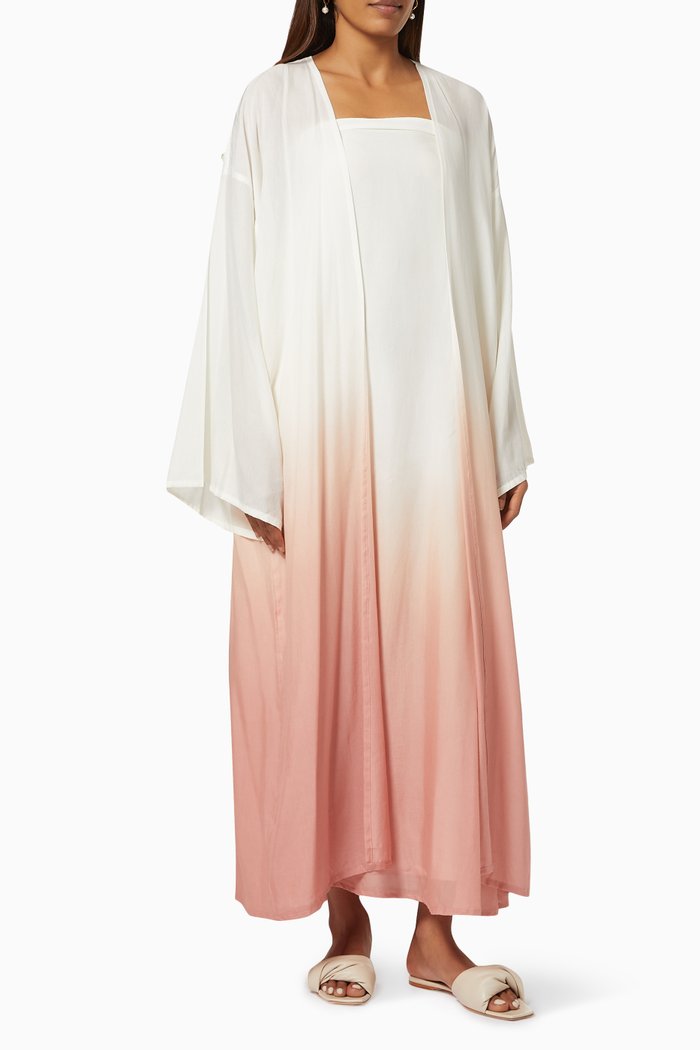 

Shaded Set in Tie Dye Cotton, Pink