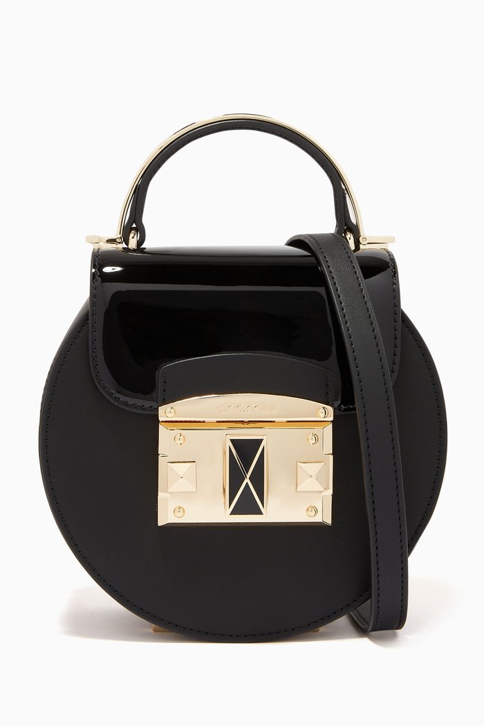 

IT Coloured Crossbody in Calfskin Leather, Black
