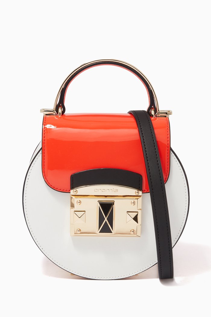 

IT Coloured Crossbody in Calfskin Leather, White