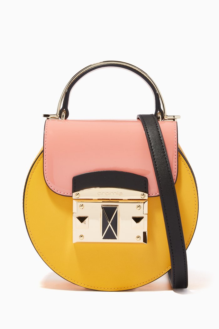

IT Coloured Crossbody in Calfskin Leather, Yellow