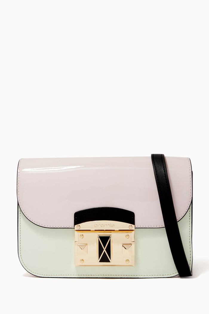 

IT Coloured Crossbody in Patent Calfskin, Green