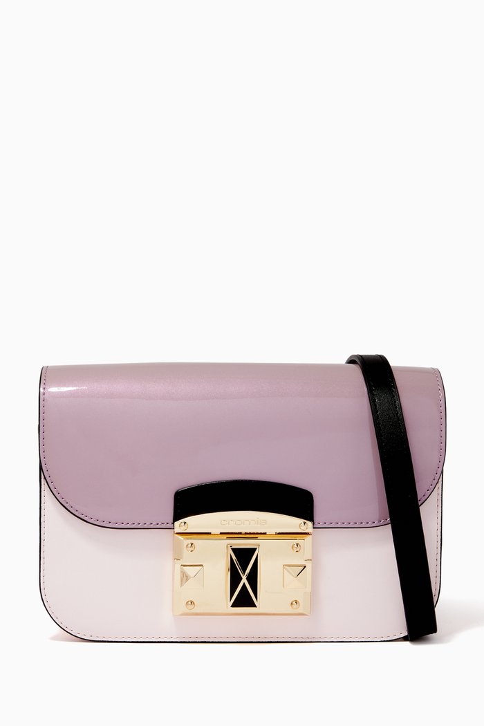 

IT Coloured Crossbody in Patent Calfskin, Pink