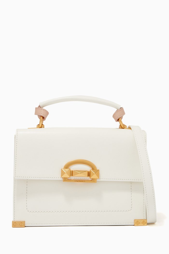 

Kiki Crossbody in Calfskin, White