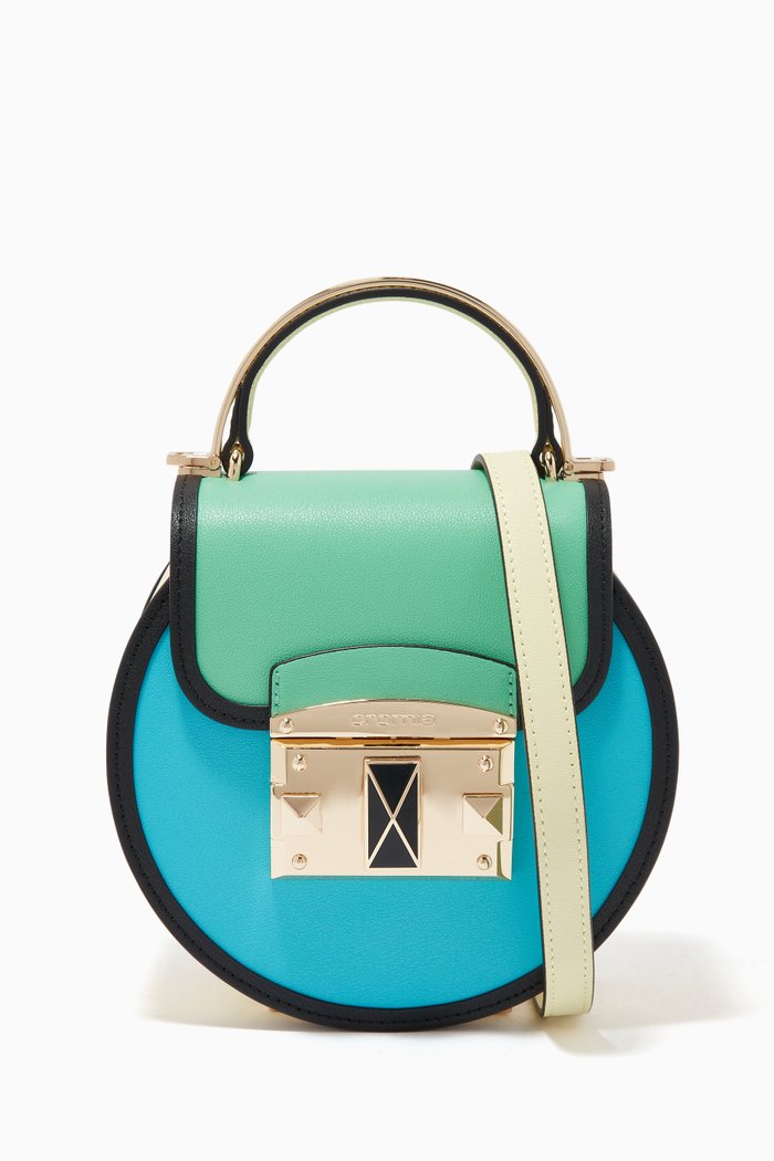 

IT Eyeliner Round Bag in Calfskin, Pink