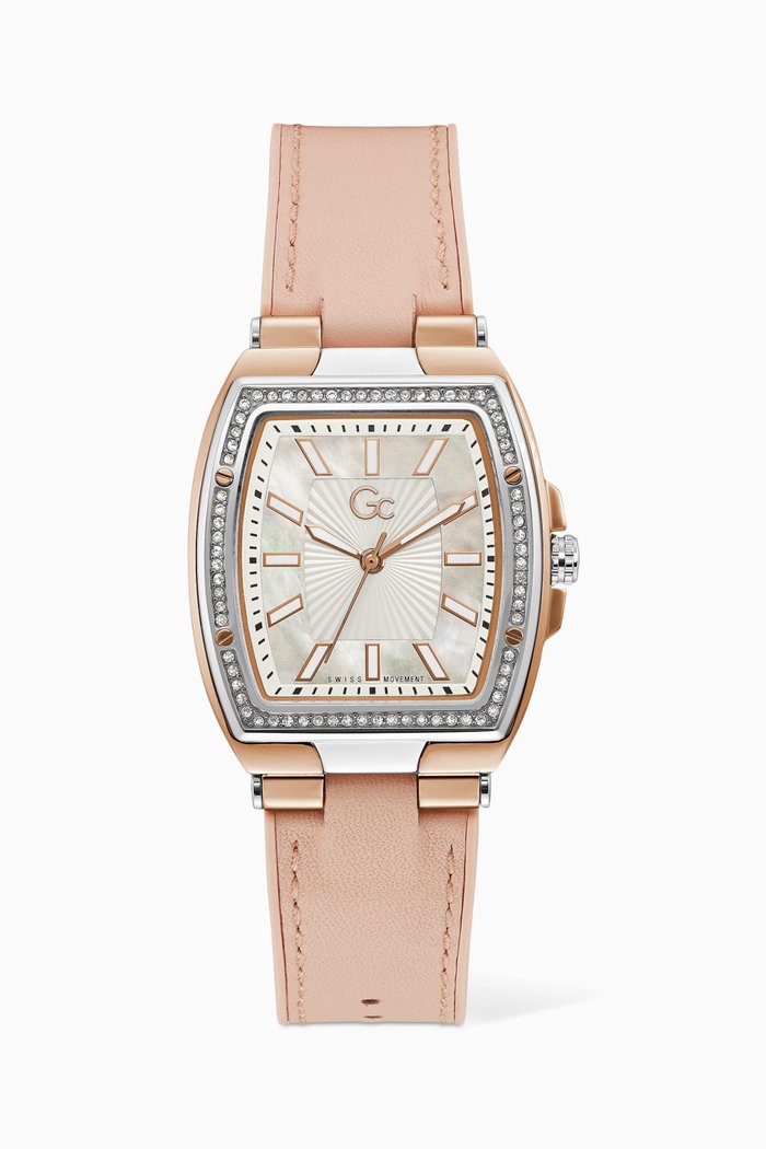 

Couture Tonneau Quartz Watch, 33 x 39mm, Pink