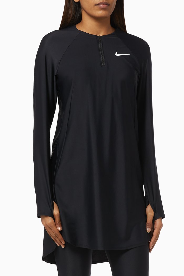 

Essential Full Coverage Swim Tunic, Black