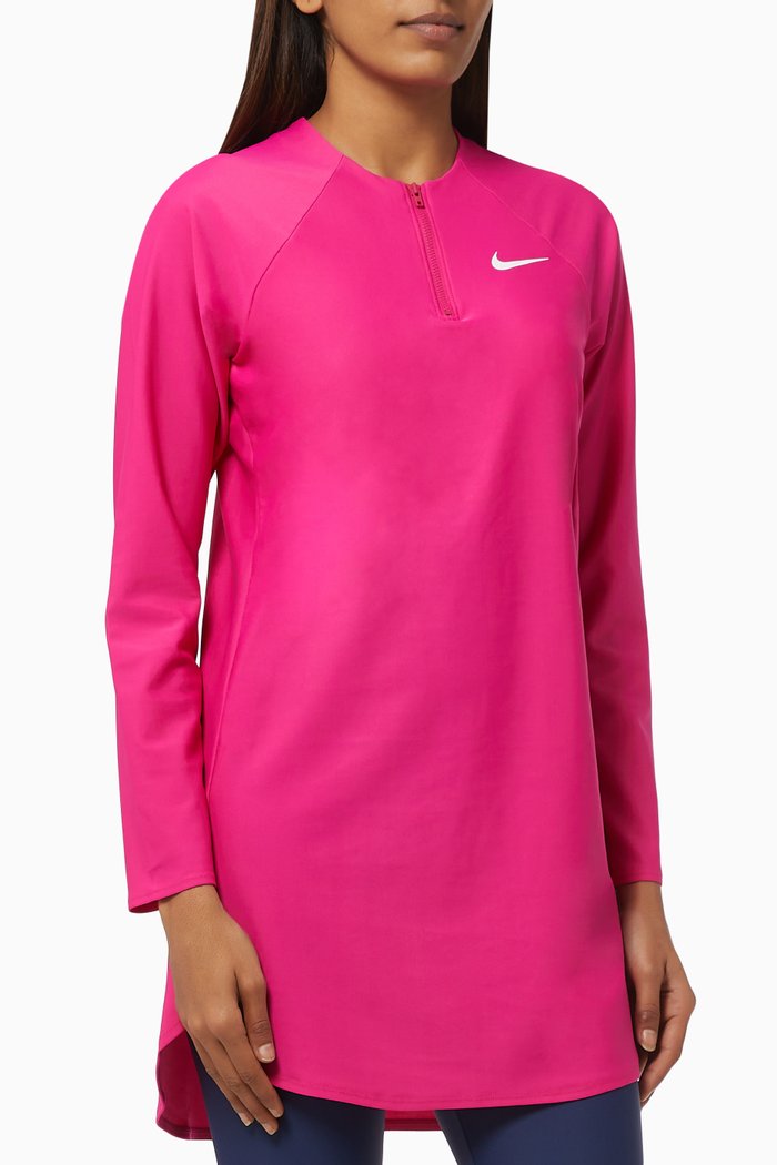 Essential Full Coverage Swim Tunic, Pink