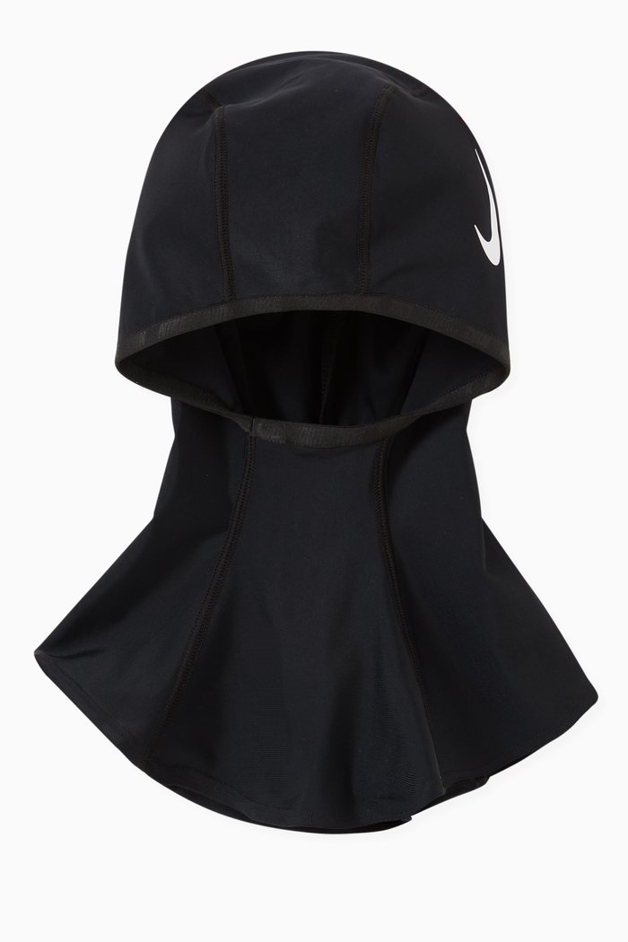 

Essential Swim Hijab Cap in Nylon, Black