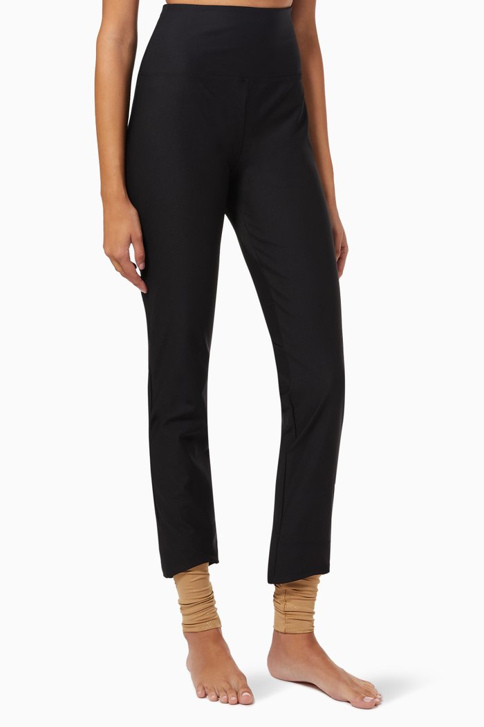 

Victory Luxe Swim Leggings in Stretch Nylon, Black