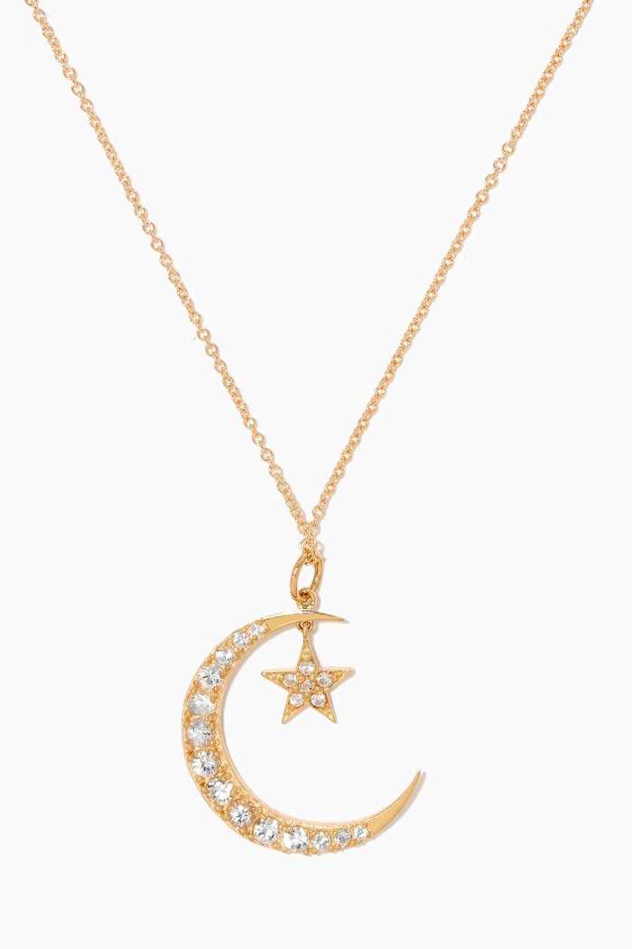 

Starry Night Pendant Necklace in 10kt Yellow Gold