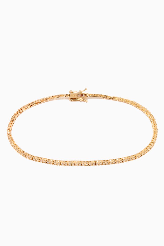 

Only The Finest Tennis Bracelet in 10kt Yellow Gold