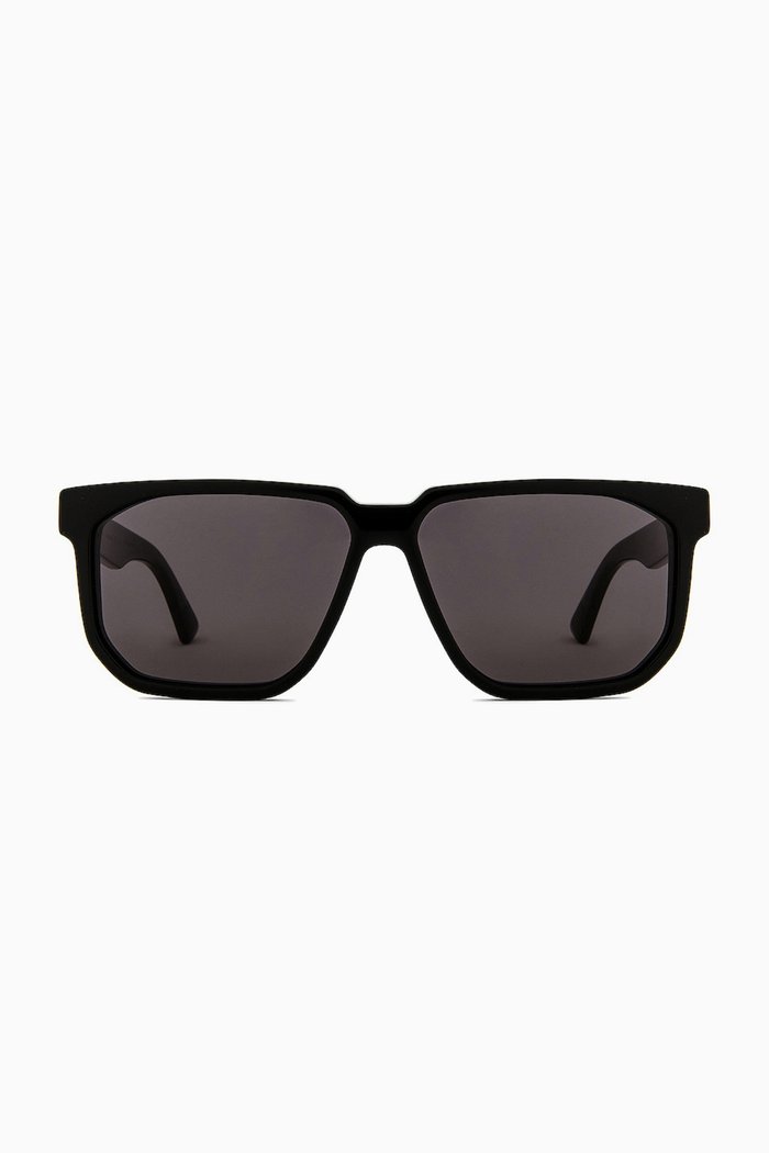 

Rectangular Sunglasses, Black