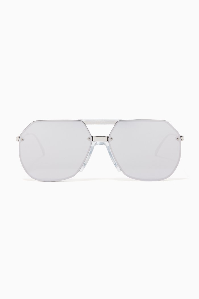 

Aviator Sunglasses, Silver