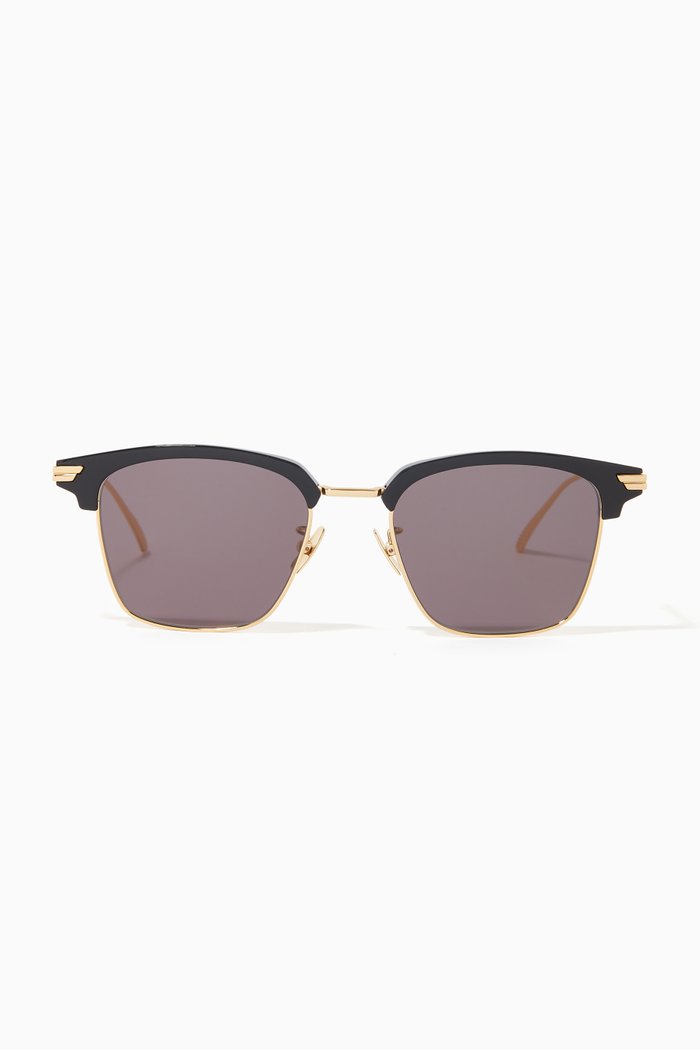 Square Sunglasses, Black