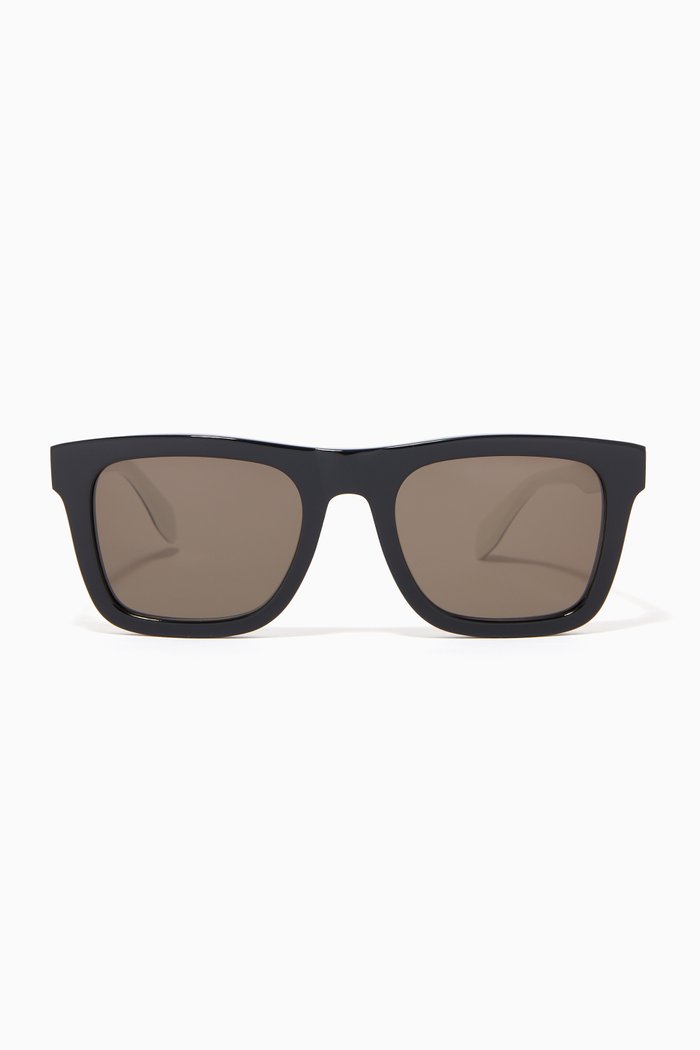 

Square Sunglasses, Black