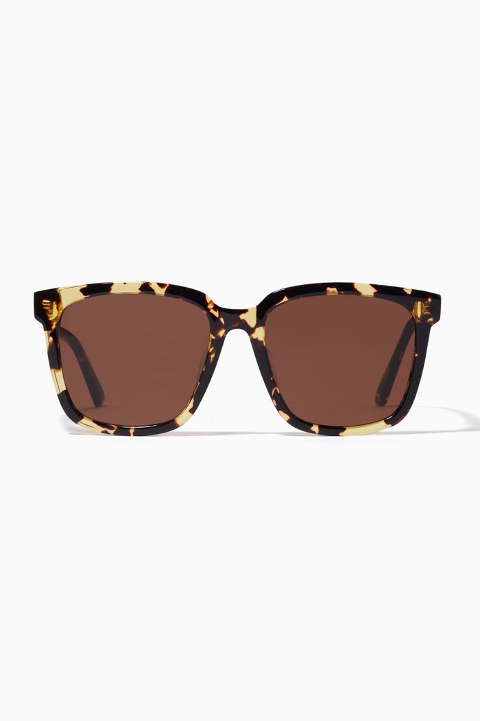 

Square Eye Sunglasses in Acetate, Brown