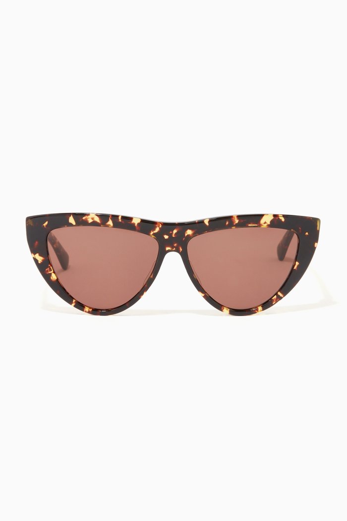 

Cat Eye Sunglasses, Brown