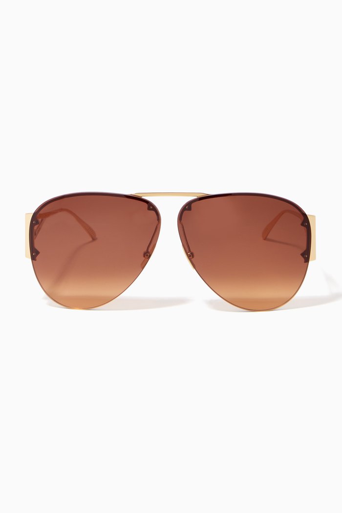 

Aviator Sunglasses, Gold