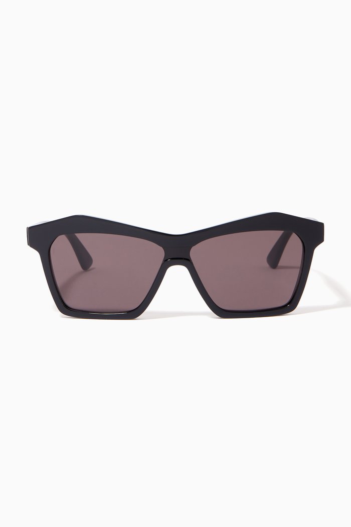 

Rectangular Sunglasses, Black