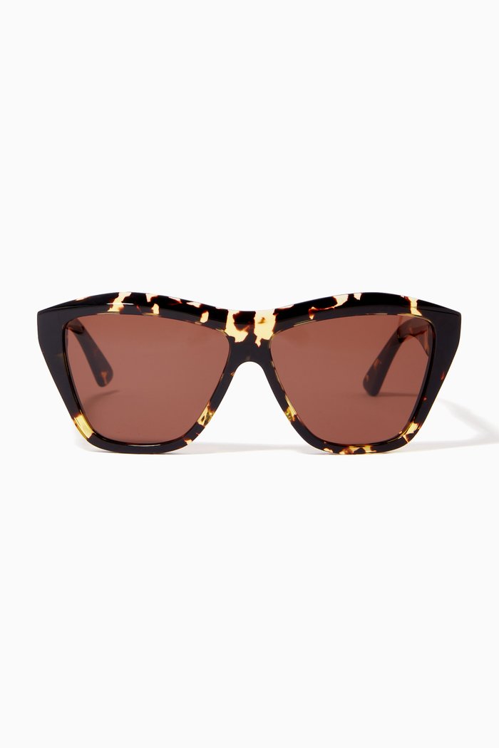 

Cat Eye Sunglasses, Brown