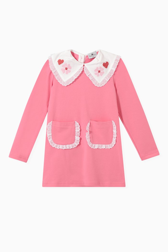 

Galia Dress in Jersey, Pink